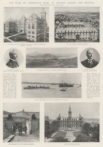 Duke of Cornwallsin kiertue, St Vincent, Quebec ja Halifax