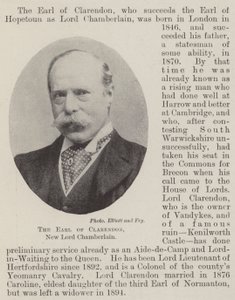 Earl of Clarendon, New Lord Chamberlain tekijältä English Photographer