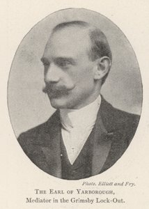 Earl of Yarborough, sovittelija Grimsbyn työsulkussa tekijältä English Photographer