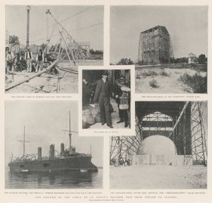 Comte de la Vaulxsin ilmapallomatkan epäonnistuminen Toulonista Algeriin tekijältä English Photographer