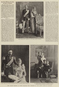 Heidän Majesteettiensa kultaiset häät, Tanskan kuningas Christian IX ja kuningatar Louise tekijältä English Photographer