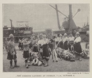 Gordonit laskeutuvat Durbaniin, klo 7.00, 9. lokakuuta tekijältä English Photographer