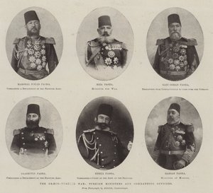 Kreikan ja Turkin sota, Turkin ministerit ja komentajat tekijältä English Photographer