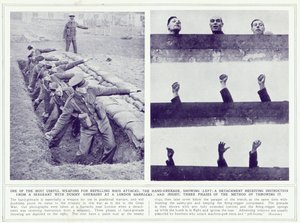 The Hand Grenade, The Illustrated War News, julkaistu 22. marraskuuta 1939 tekijältä English Photographer