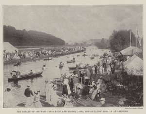 The Henley of the West, Bath Avon ja Bristol Ariel Rowing Clubs Regatta Saltfordissa tekijältä English Photographer