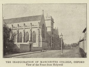 Manchester Collegen avajaiset, Oxford tekijältä English Photographer