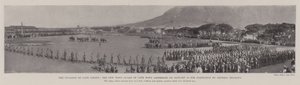Invasion of Cape Colony, Kapkaupungin uuden kaupungin vartija kokoontui 12. tammikuuta kenraali Brabantin tarkastukseen tekijältä English Photographer