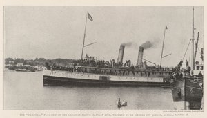 Islander, Canadian Pacific Alaskan Linen lippulaiva, jäävuoren haaksirikkoutunut Juneaun edustalla Alaskassa 16. elokuuta tekijältä English Photographer