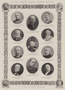 Kings Birthday Honours, huomattavat vastaanottajat