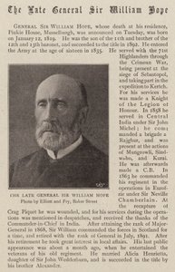 Edesmennyt kenraali Sir William Hope tekijältä English Photographer