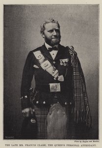 Edesmennyt herra Francis Clark, Queensin henkilökohtainen avustaja tekijältä English Photographer