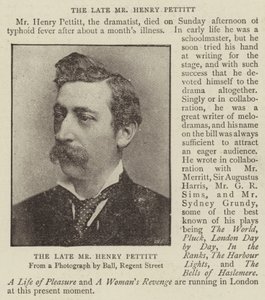 Edesmennyt herra Henry Pettitt tekijältä English Photographer