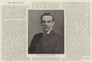 Edesmennyt herra William Black tekijältä English Photographer