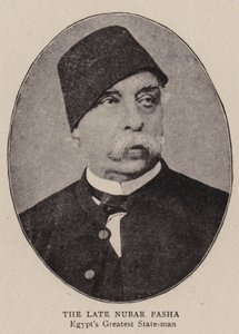 Myöhäinen Nubar Pasha tekijältä English Photographer