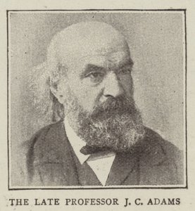 Edesmennyt professori J C Adams tekijältä English Photographer