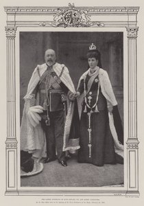 Viimeisin muotokuva kuningas Edward VII:stä ja kuningatar Alexandrasta