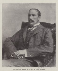Sir Alfred Milnerin viimeisin muotokuva tekijältä English Photographer