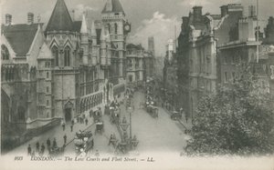 The Law Courts ja Fleet Street, Lontoo tekijältä English Photographer