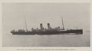 Lontoon ja Luoteis-Rautatieyhtiöt Uusi Twin-Screw Steamer Anglia tekijältä English Photographer