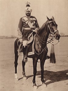 Patialan maharadja (s/w-kuva) tekijältä English Photographer