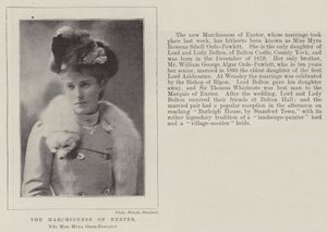 Exeterin marssimies, syntyi neiti Myra Orde-Powlett tekijältä English Photographer