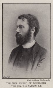 Rochesterin uusi piispa, pastori E S Talbot, DD tekijältä English Photographer