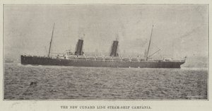 Uusi Cunard Linen höyrylaiva Campania tekijältä English Photographer