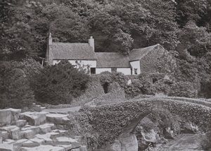 Old Mill, Jesmond Dene (m/w kuva) tekijältä English Photographer