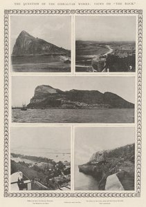 Gibraltarin teosten kysymys, näkymät kalliolle
