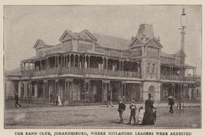 Rand Club, Johannesburg, jossa Uitlander Leaders pidätettiin tekijältä English Photographer