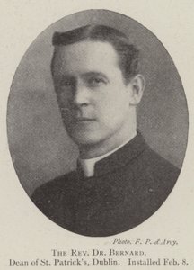 Pastori Bernard, St Patricksin dekaani, Dublin, asetettiin 8. helmikuuta tekijältä English Photographer