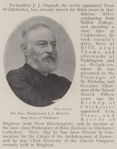 Pastori Prebendary J J Hannah, Chichesterin uusi dekaani tekijältä English Photographer