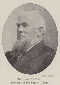 Reverend W Cuff, baptistiliiton puheenjohtaja tekijältä English Photographer