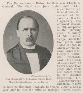 Oikea pastori J Taylor Smith, DD, uusi joukkojen kenraalikappeli tekijältä English Photographer