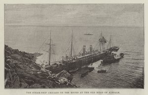 The Steam-Ship Chicago on the Rocks Old Head of Kinsalessa tekijältä English Photographer