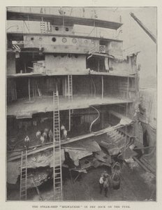 Milwaukee-höyrylaiva Dry Dockissa Tynen varrella tekijältä English Photographer