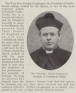 Erittäin kunniallinen Joseph Geoghegan, Castleknock Collegen presidentti tekijältä English Photographer