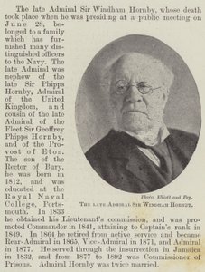 Edesmennyt amiraali Sir Windham Hornby tekijältä English Photographer