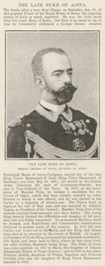 Edesmennyt Aostan herttua, Italian prinssi Amadeo, Espanjan entinen kuningas tekijältä English Photographer
