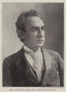 Edesmennyt Edwin Booth, amerikkalainen tragedioittaja tekijältä English Photographer