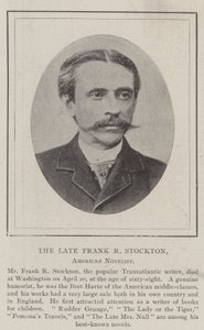 Edesmennyt Frank R Stockton, yhdysvaltalainen kirjailija tekijältä English Photographer