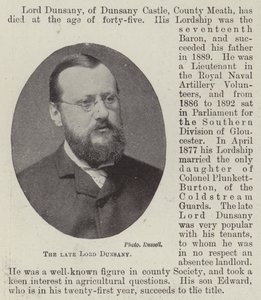 Edesmennyt lordi Dunsany tekijältä English Photographer