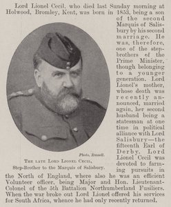 Edesmennyt lordi Lionel Cecil, Salisburyn markiisin velipuoli tekijältä English Photographer