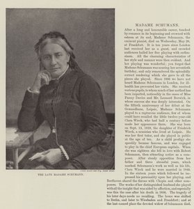 Edesmennyt rouva Schumann tekijältä English Photographer