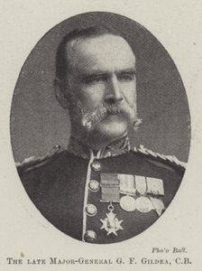 Edesmennyt kenraalimajuri G. F. Gildea, CB tekijältä English Photographer