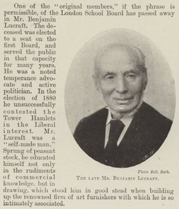 Edesmennyt herra Benjamin Lucraft tekijältä English Photographer