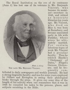 Edesmennyt herra Benjamin Vincent tekijältä English Photographer