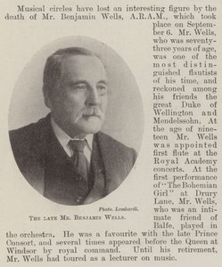 Edesmennyt herra Benjamin Wells tekijältä English Photographer