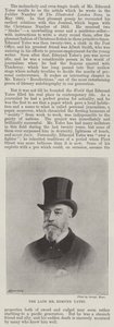 Edesmennyt herra Edmund Yates tekijältä English Photographer