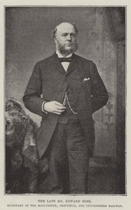 Edesmennyt Edward Ross, Manchesterin, Sheffieldin ja Lincolnshiren rautatien sihteeri tekijältä English Photographer